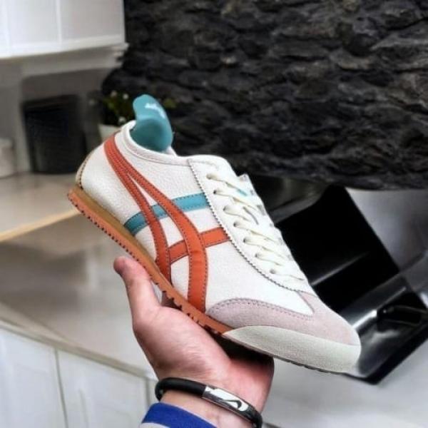 Onitsuka Tiger Mexico 66 Cream Terracotta Teal - Original Reference