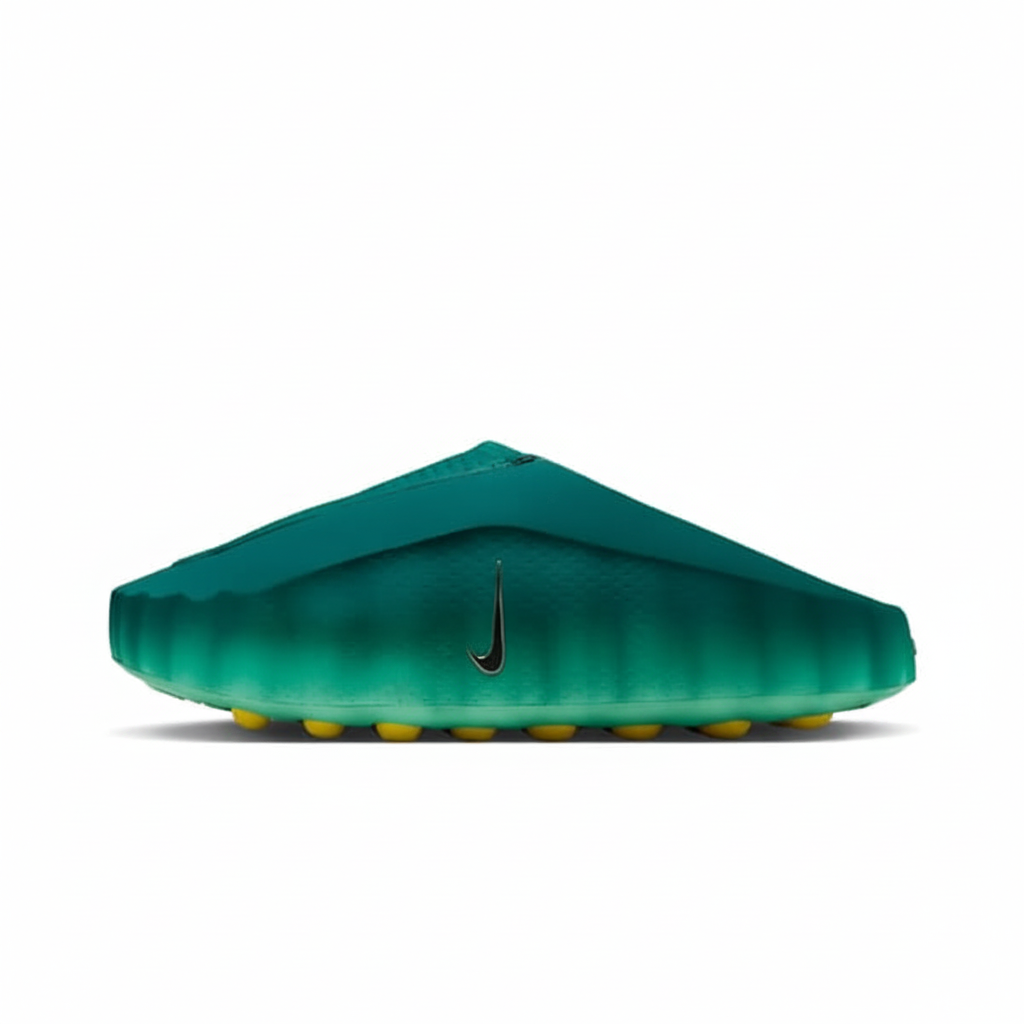 Nike Calm Mule 'Teal / Yellow'
