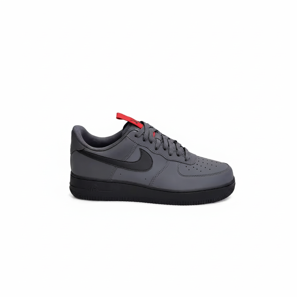 Nike Air Force 1 Low 'Dark Grey / Black / Red'