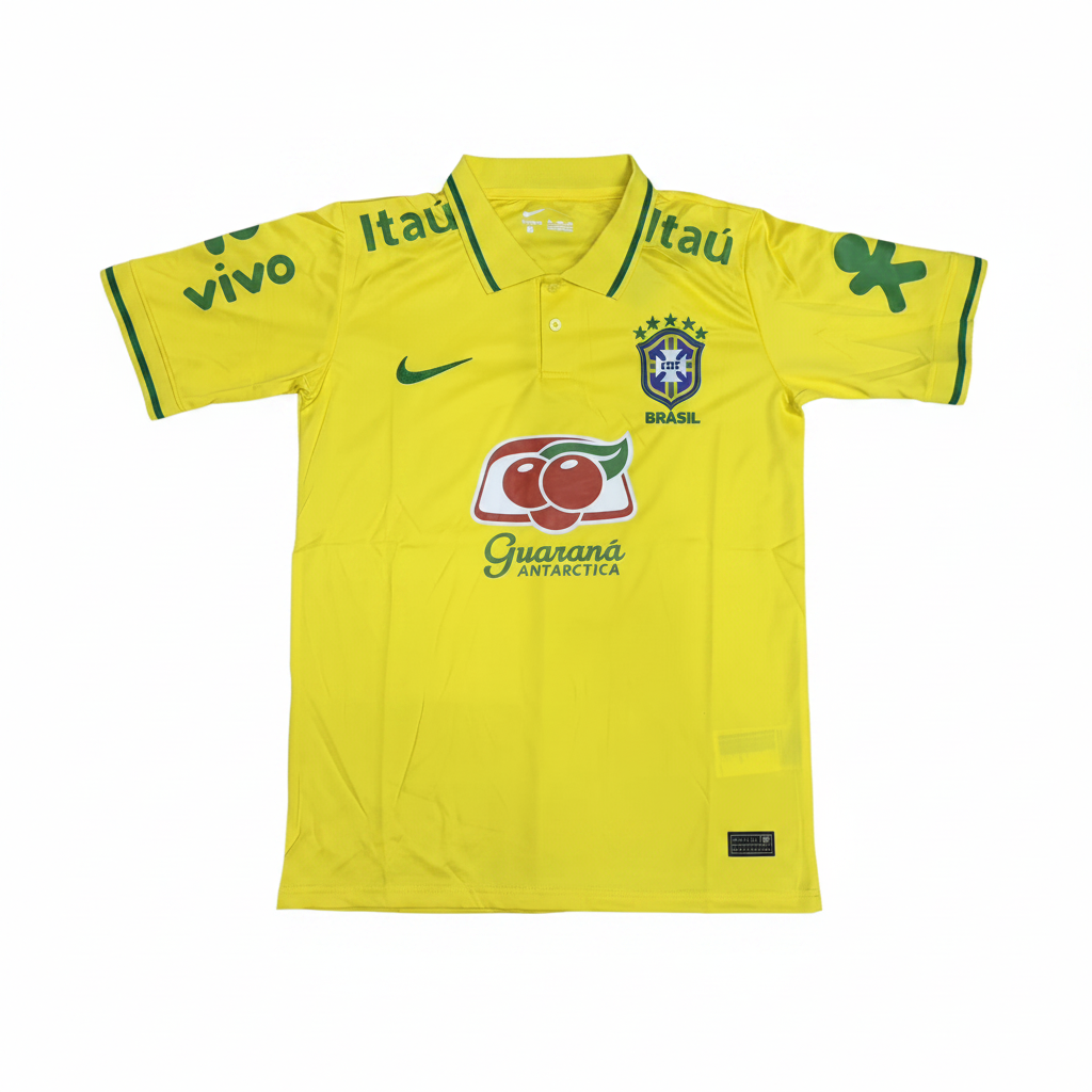 Brazil National Team Home Jersey | Nike | Yellow | CBF | Guaraná Antarctica