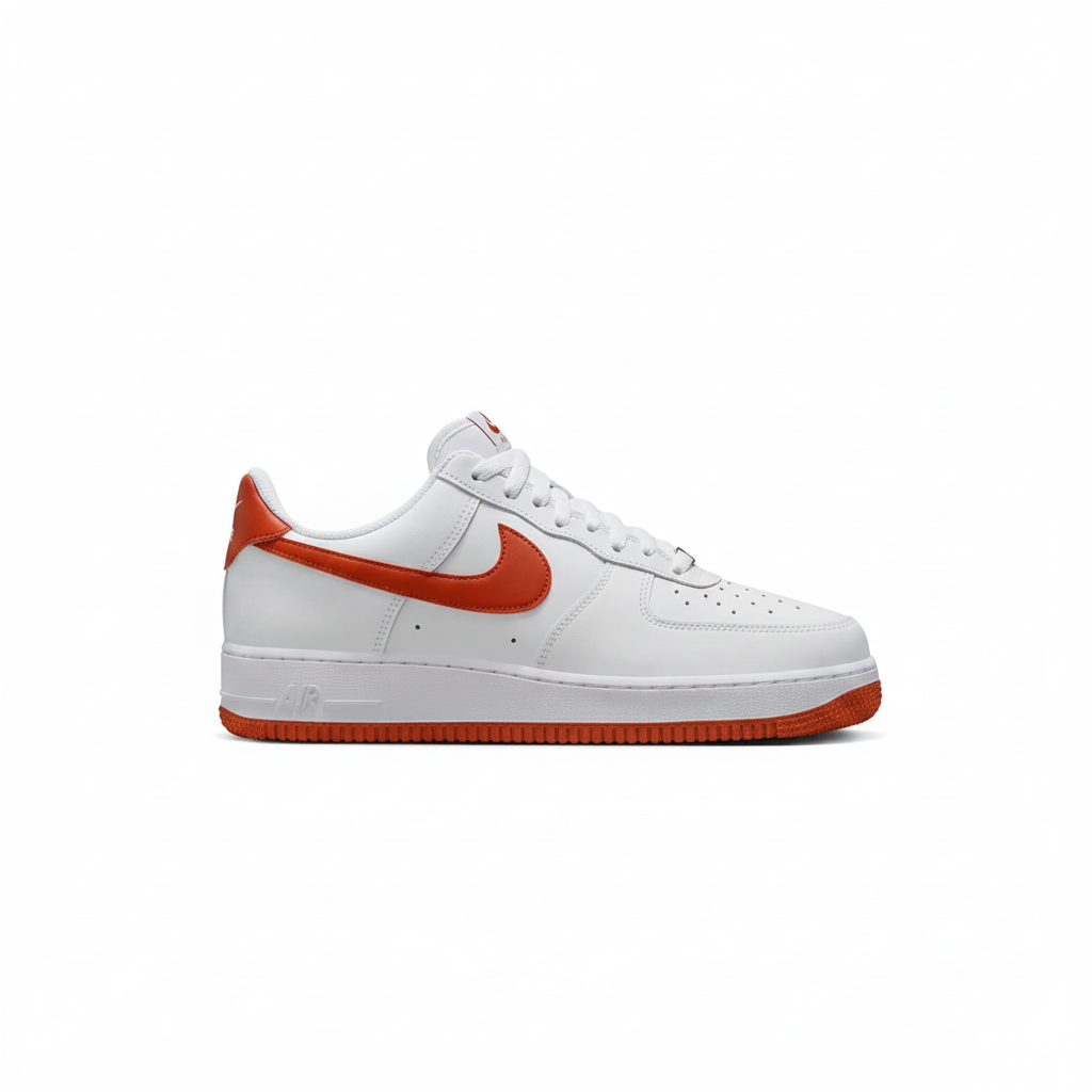 Nike Air Force 1 Low '07 'White / Campfire Orange'