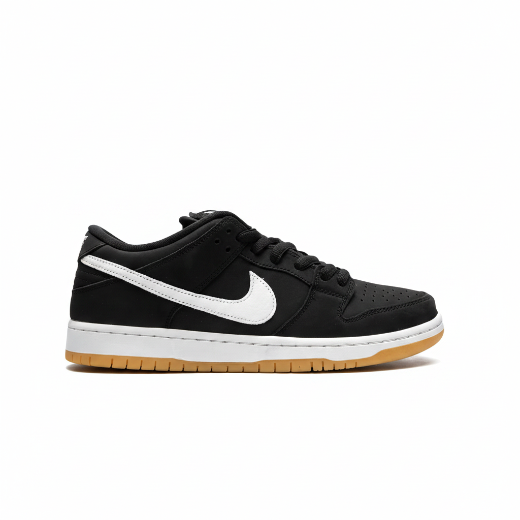 Nike SB Dunk Low 'Black / White / Gum'