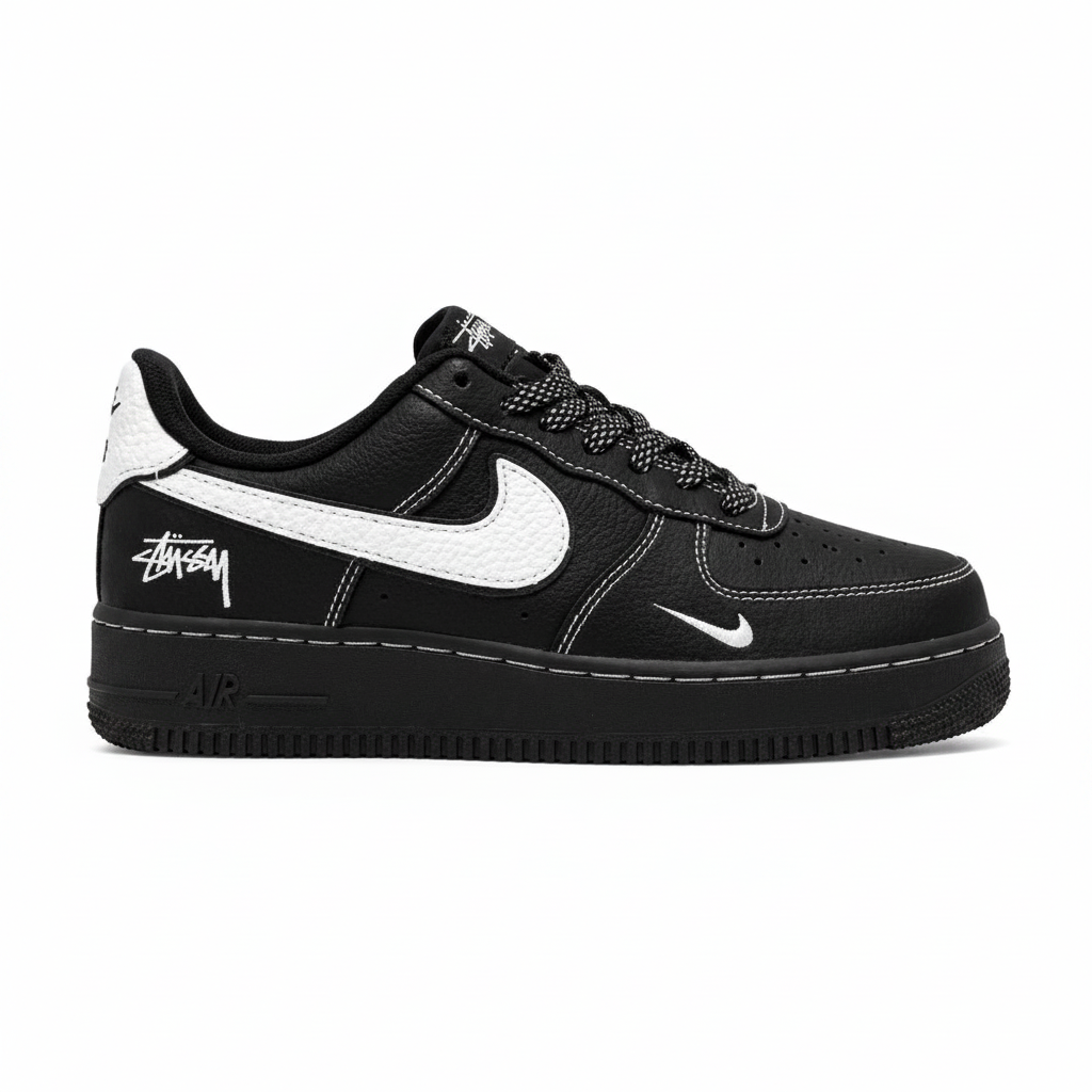 Nike Air Force 1 Low x Stüssy 'Black / White'
