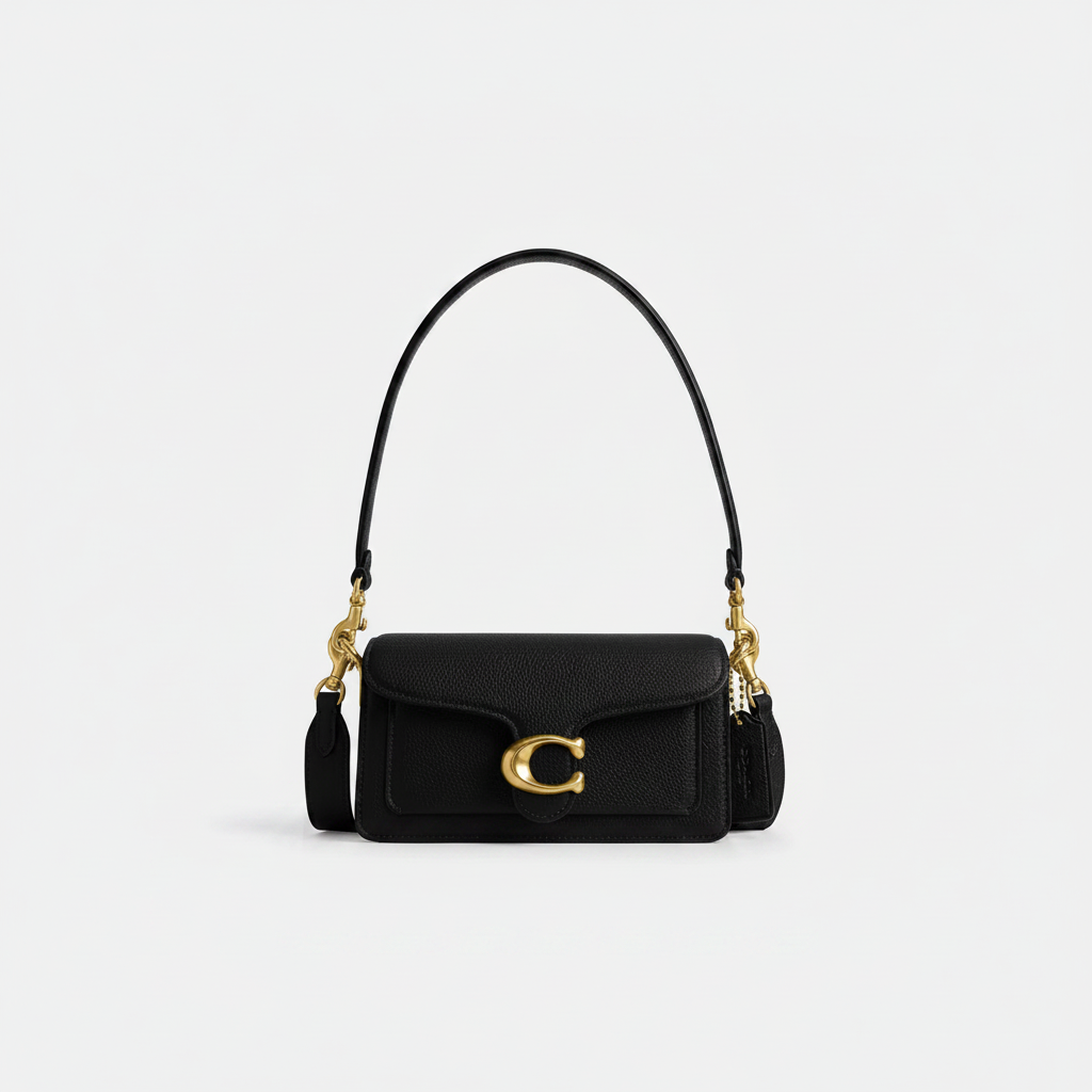 Coach Tabby Shoulder Bag 26 "Black / Brass"