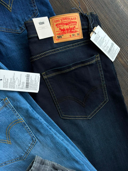 Levi's 505â„¢ Regular Fit Jeans â€“ Dark Navy
