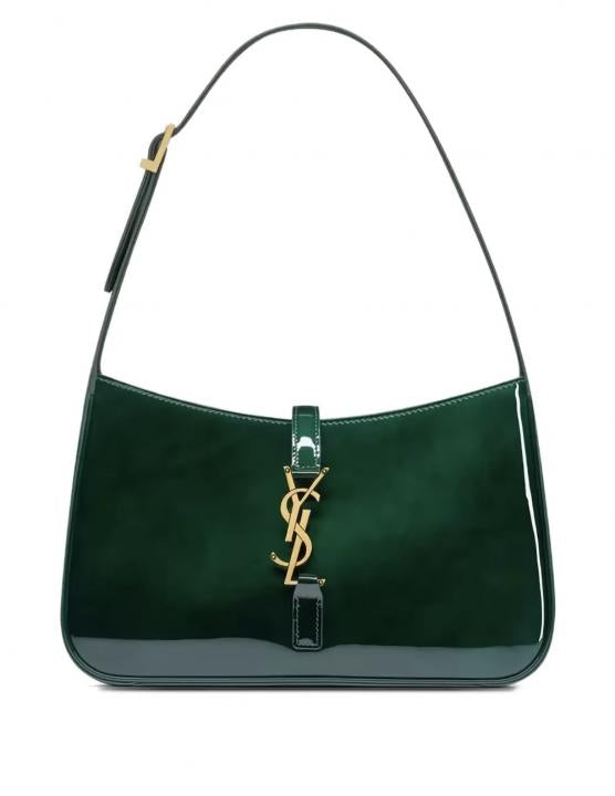 Saint Laurent Le 5 à 7 Mini "Vert Foncé / Gold"