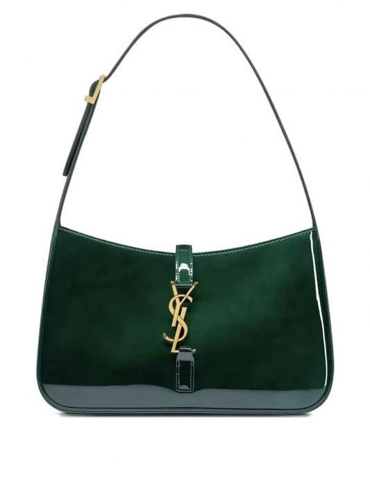 Saint Laurent Le 5 à 7 Mini "Vert Foncé / Gold"
