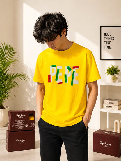 Pepe Jeans London Men's Graphic Printed T-Shirt