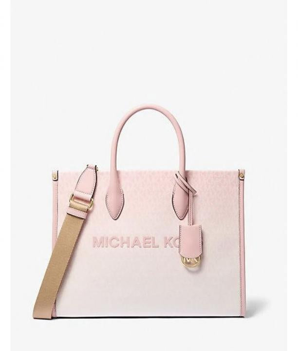 Michael Kors Mirella Medium Tote "Soft Pink / Gold"