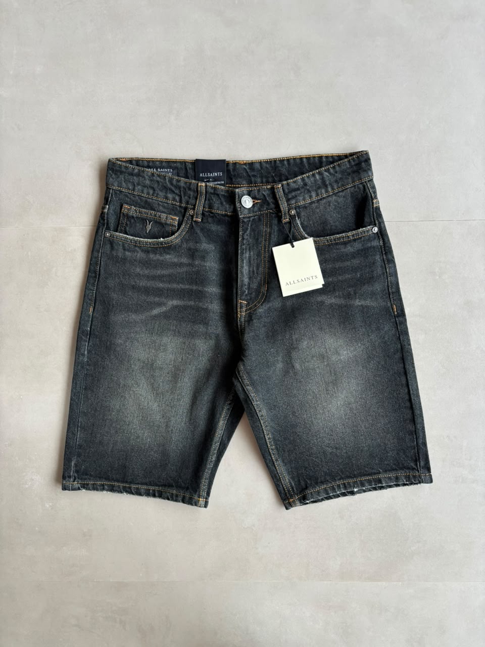 AllSaints Iggy Comfort Stretch Jean â€“ Washed Blackj
