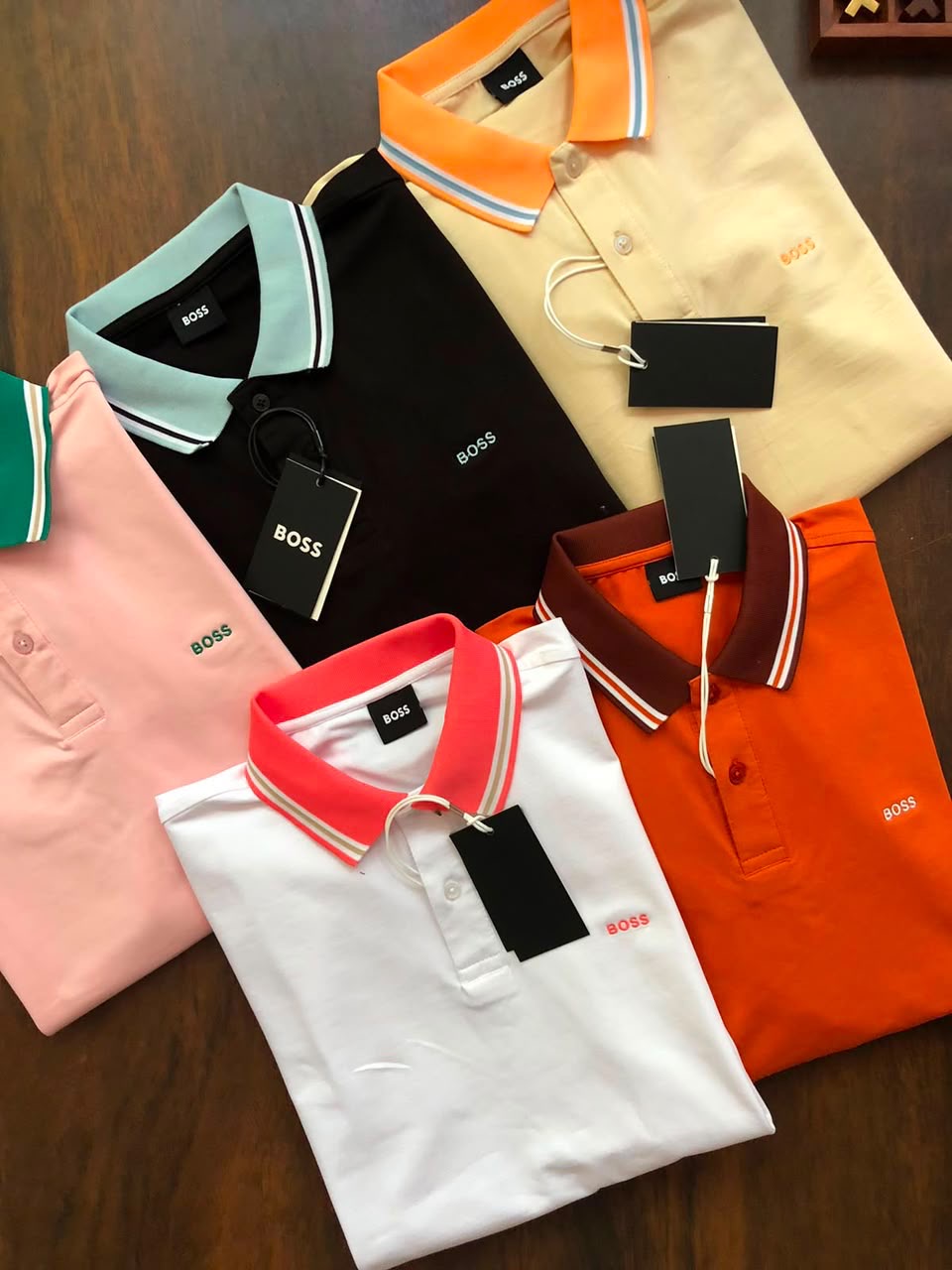 Hugo Boss Men's Tipped Collar Polo Shirt