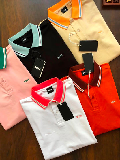 Hugo Boss Men's Tipped Collar Polo Shirt