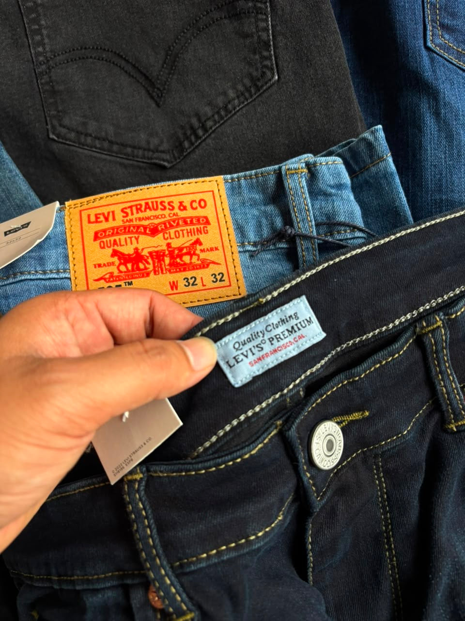Levi's 505â„¢ Regular Fit Jeans â€“ Dark Navy