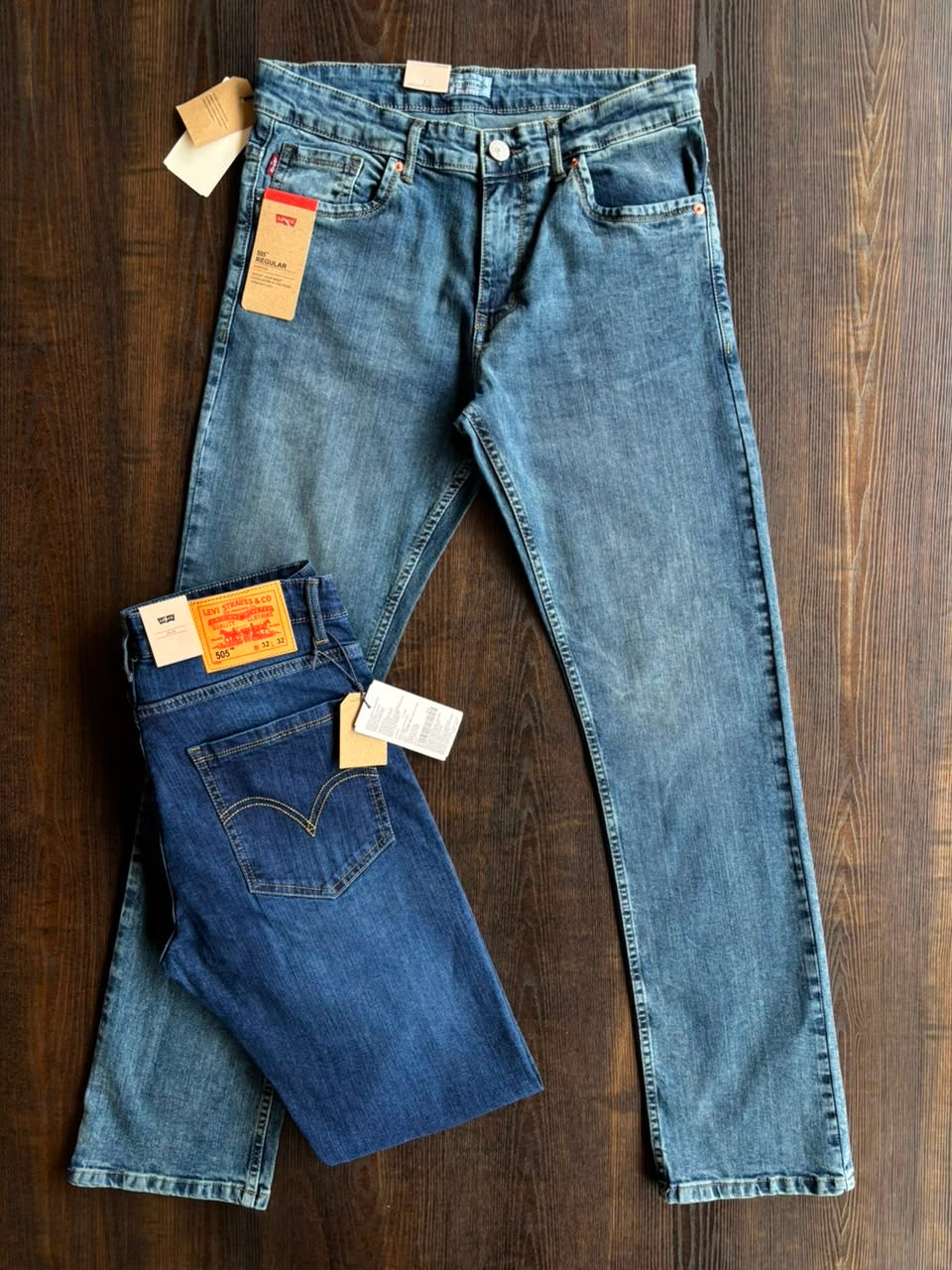 Levi's 505â„¢ Regular Fit Jeans â€“ Dark Navy