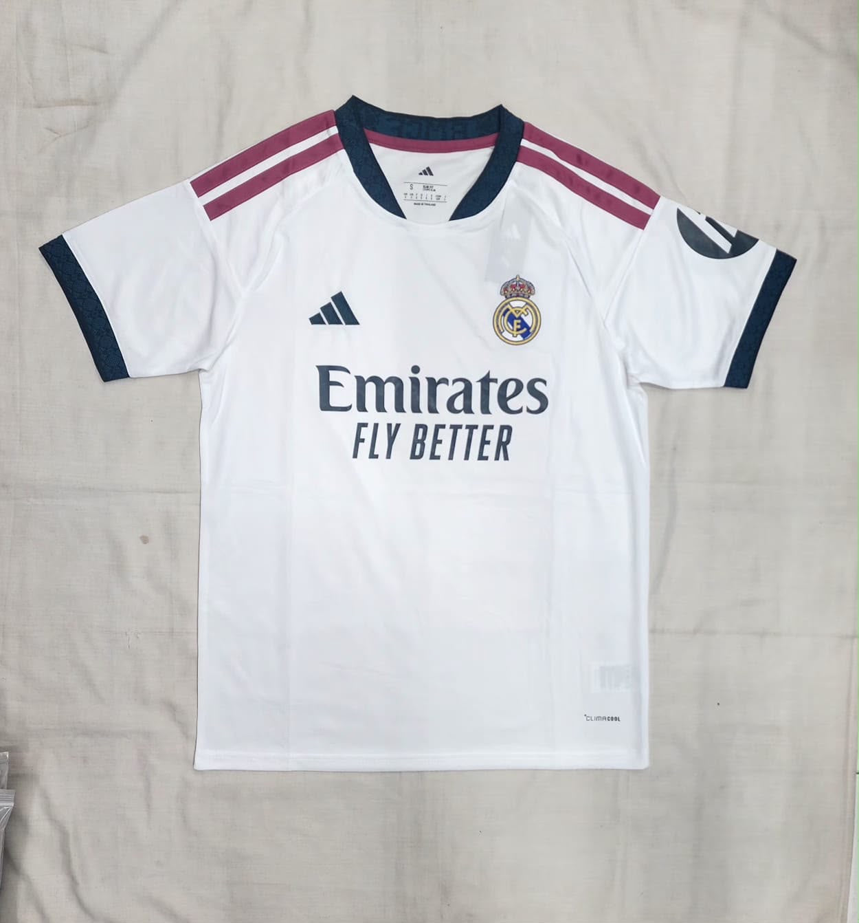Real Madrid CF Adidas Home Jersey â€“ White | Emirates Fly Better Edition