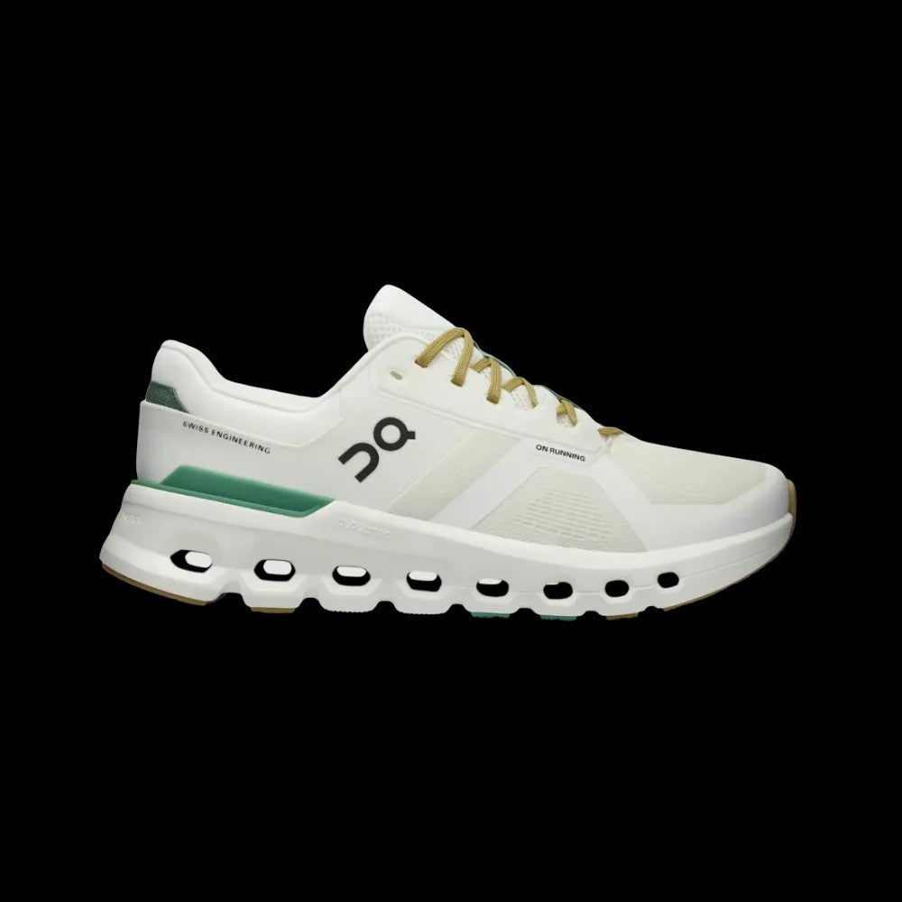 On Cloudrunner 2 "Ivory/Olive Green"