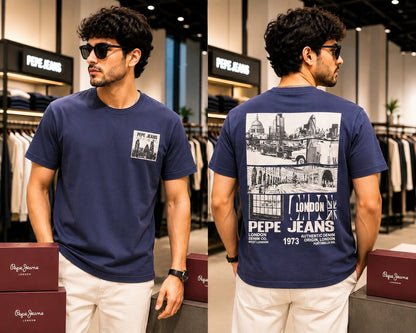 Pepe Jeans London Men's Graphic Printed T-Shirt
