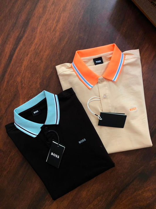 Loro Piana Men's Striped Collar Polo Shirt8