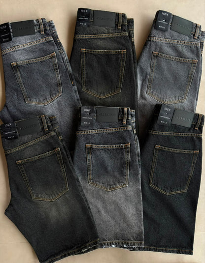AllSaints Iggy Comfort Stretch Jean â€“ Washed Blackj