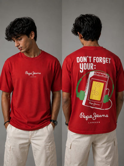 Pepe Jeans London Men's Graphic Printed T-Shirt