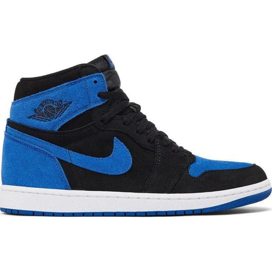 Air Jordan 1 High OG Royal Reimagined Black Royal Blue Suede