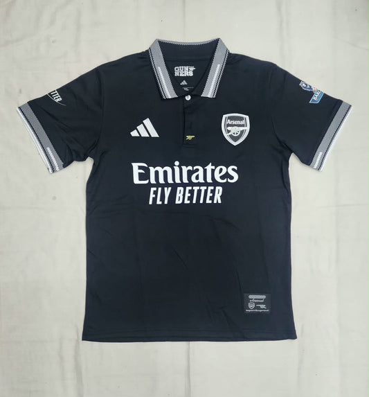 Arsenal FC Adidas Away Jersey â€“ Black | Emirates Fly Better Gunners Edition