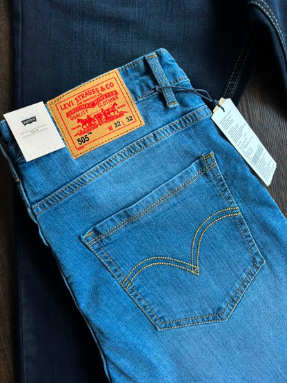 Levi's 505â„¢ Regular Fit Jeans â€“ Dark Navy