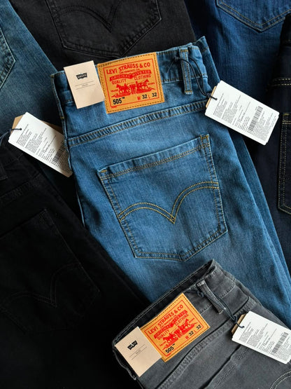 Levi's 505â„¢ Regular Fit Jeans â€“ Dark Navy