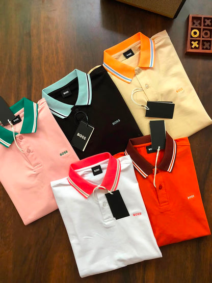 Hugo Boss Men's Tipped Collar Polo Shirt