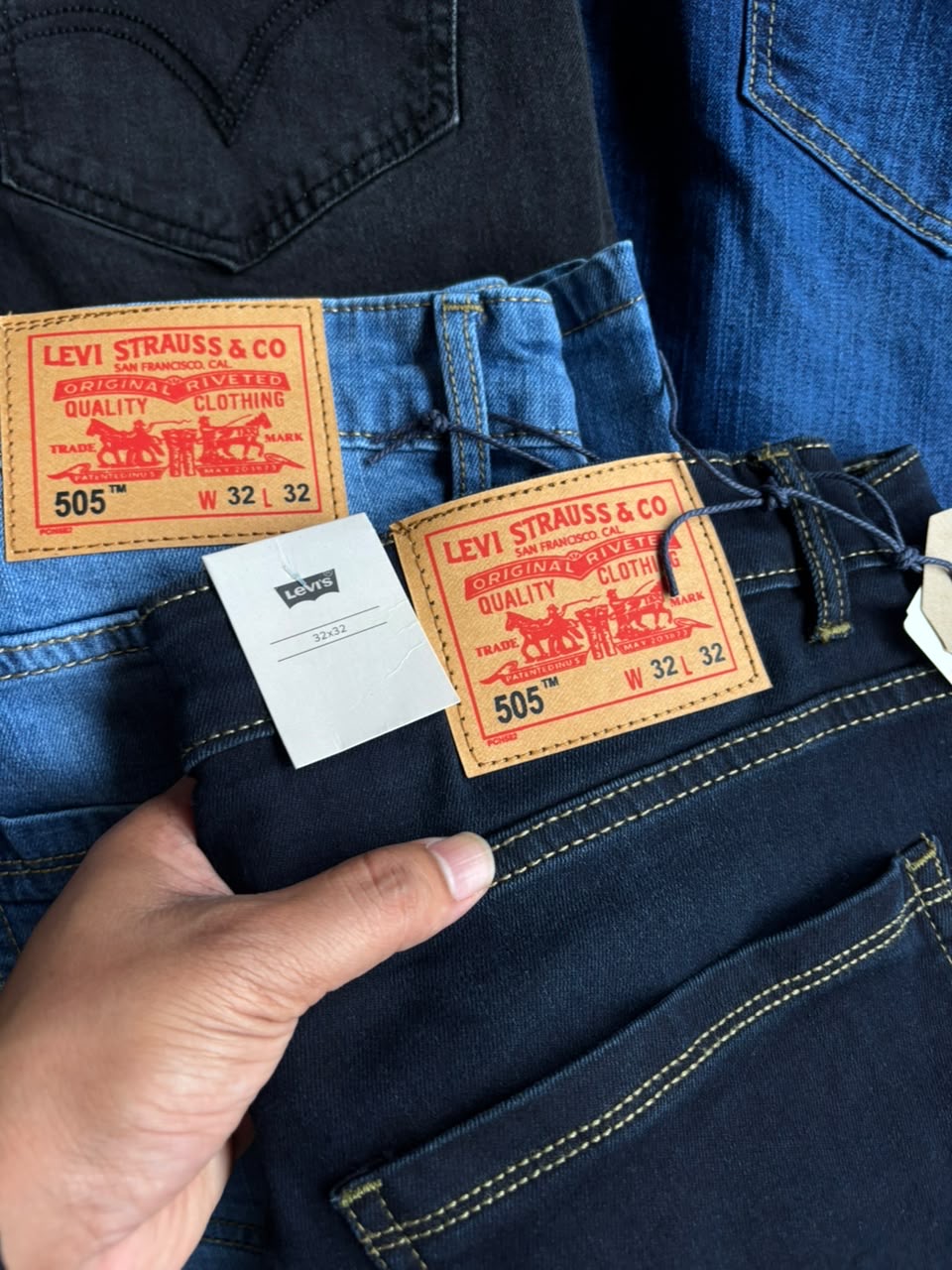 Levi's 505â„¢ Regular Fit Jeans â€“ Dark Navy
