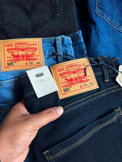 Levi's 505â„¢ Regular Fit Jeans â€“ Dark Navy