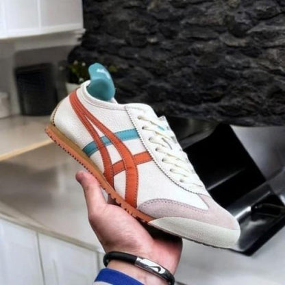 Onitsuka Tiger Mexico 66 Cream Terracotta Teal - Original Reference