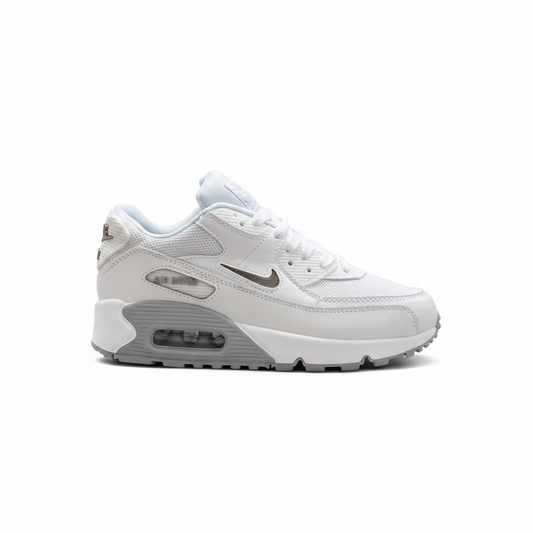 Nike Air Max 90 'Triple White / Wolf Grey Jewel'