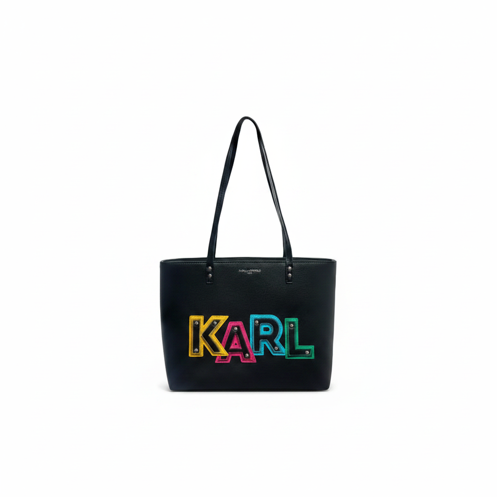 Karl Lagerfeld Paris Maybelle Tote – Black & Multicolor KARL