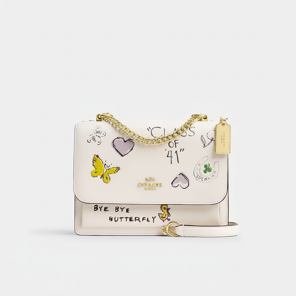 Coach Klare Crossbody – Chalk Diary Doodle Print