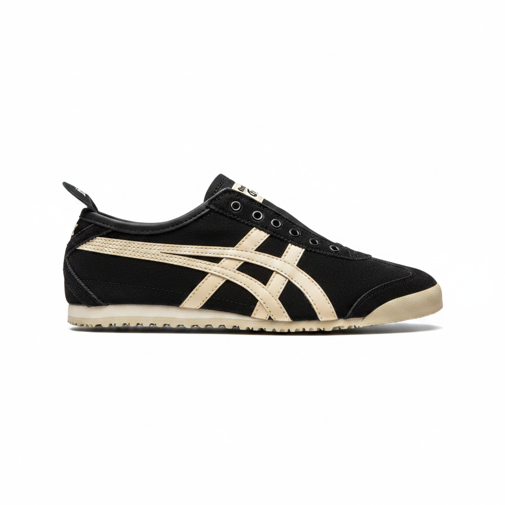Onitsuka Tiger Mexico 66 Slip-On Black Beige - Product Shot