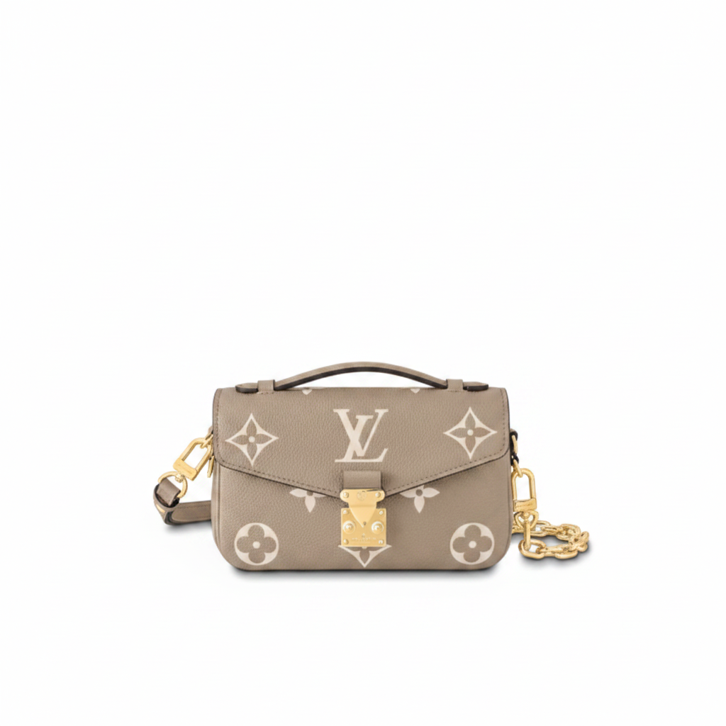 Louis Vuitton Métis East West "Tourterelle / Crème / Gold"