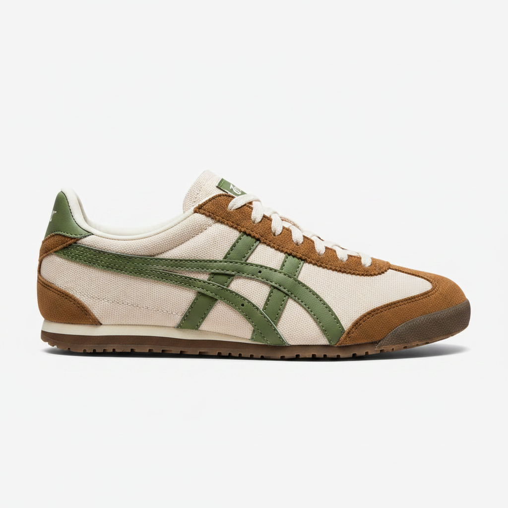 Onitsuka Tiger Tokuten Beige Sage Green - Product Shot
