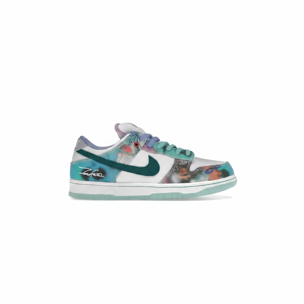 Futura x Nike SB Dunk Low 'Bleached Aqua'