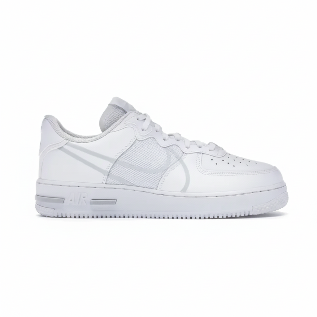 Nike Air Force 1 Low React 'Triple White'