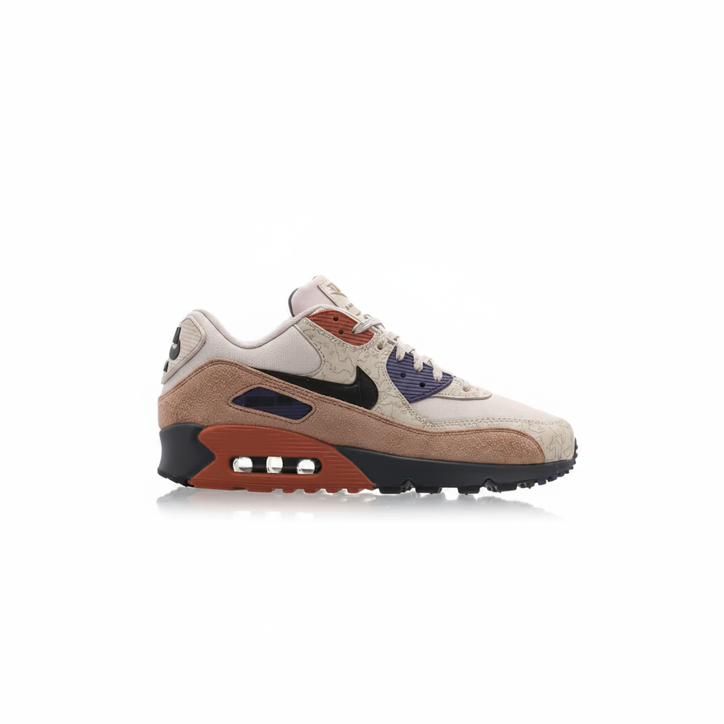 Nike Air Max 90 "Desert Sand / Rust / Purple"