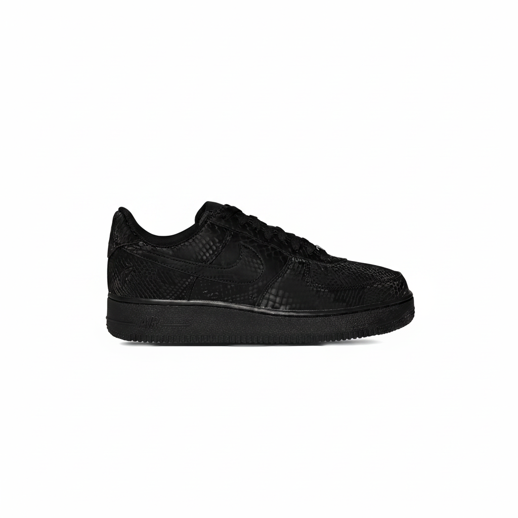 Nike Air Force 1 Low 'Triple Black Snake'