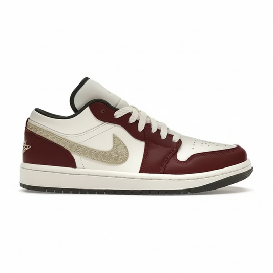 Air Jordan 1 Low SE 'Chinese New Year' (Sail / Team Red / Gold Embroidered)