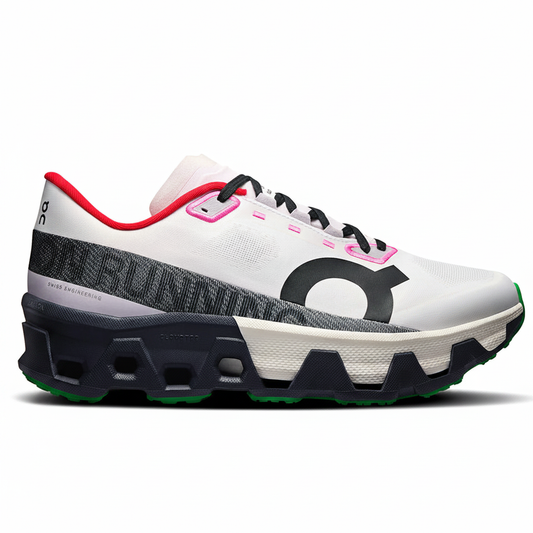 On Cloudmonster 2 "White/Red/Pink/Navy"