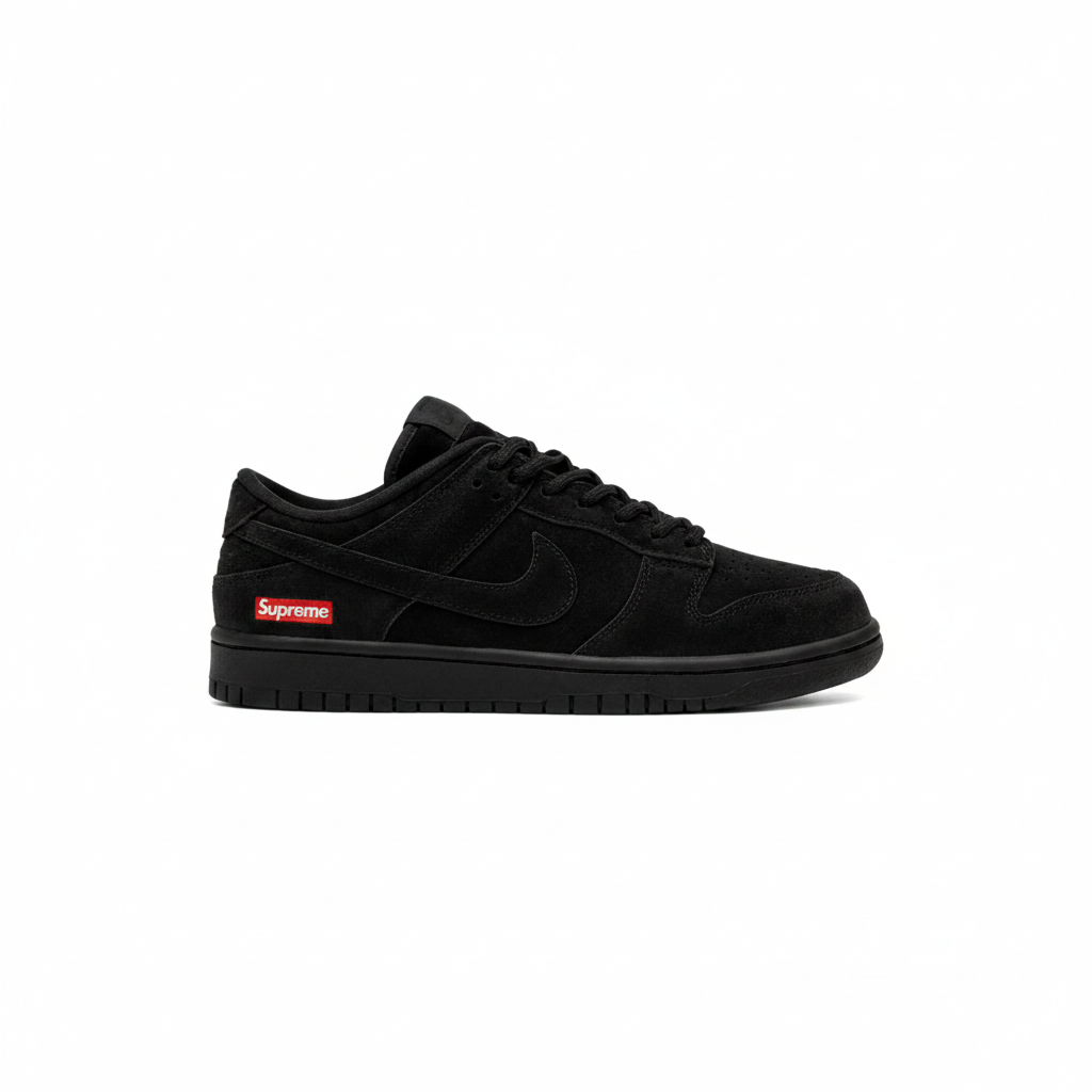 Nike Dunk Low x Supreme 'Triple Black'