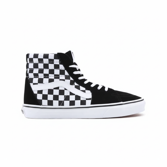 Vans Sk8-Hi "Checkerboard" Black/True White