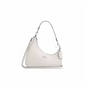 Coach Teri Shoulder Bag in Chalk White Pebble Leather â€“ Silver Hardware