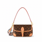 Louis Vuitton Diane Bag Monogram Canvas Rose Red