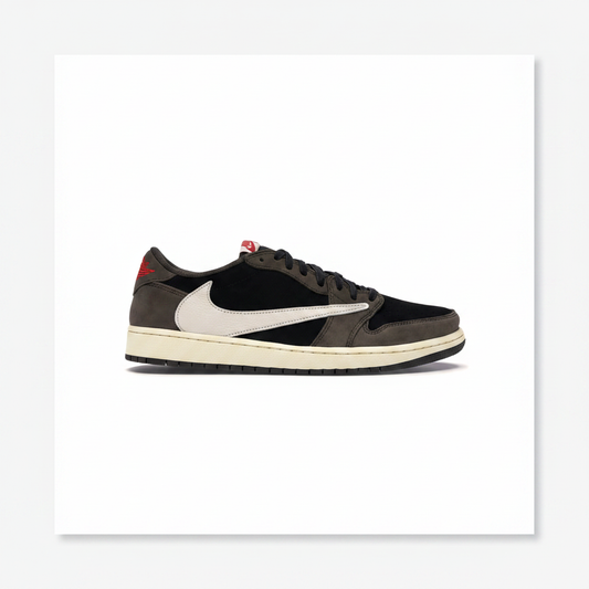 Travis Scott x Air Jordan 1 Low OG SP Dark Mocha lateral view