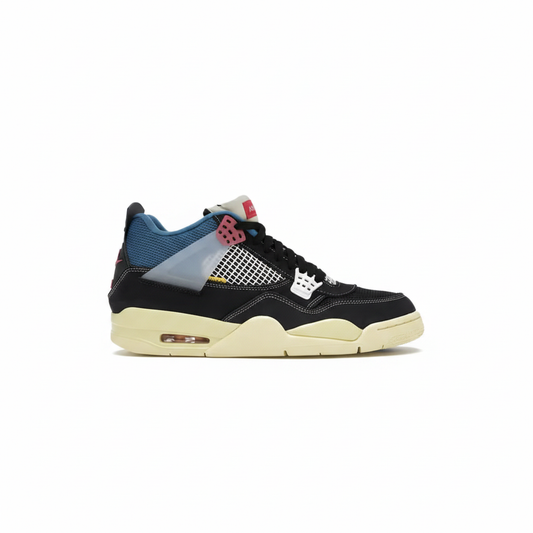 Union LA x Air Jordan 4 'Off Noir' (Black / Teal / Pink)